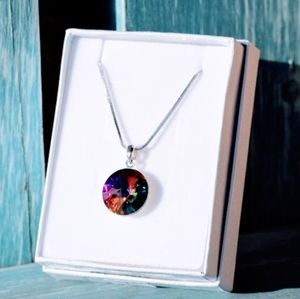 NEW Volcano Rivoli Crystal Pendant/Necklace